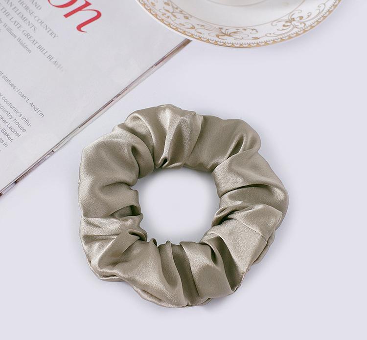 Premium 16mm/19mm/22mm Pure Silk Scrunchies – 3.5cm Width