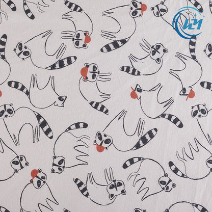 40s combed 100% cotton printed fabric baby sleeping bag pajama towel pillowcase fabric